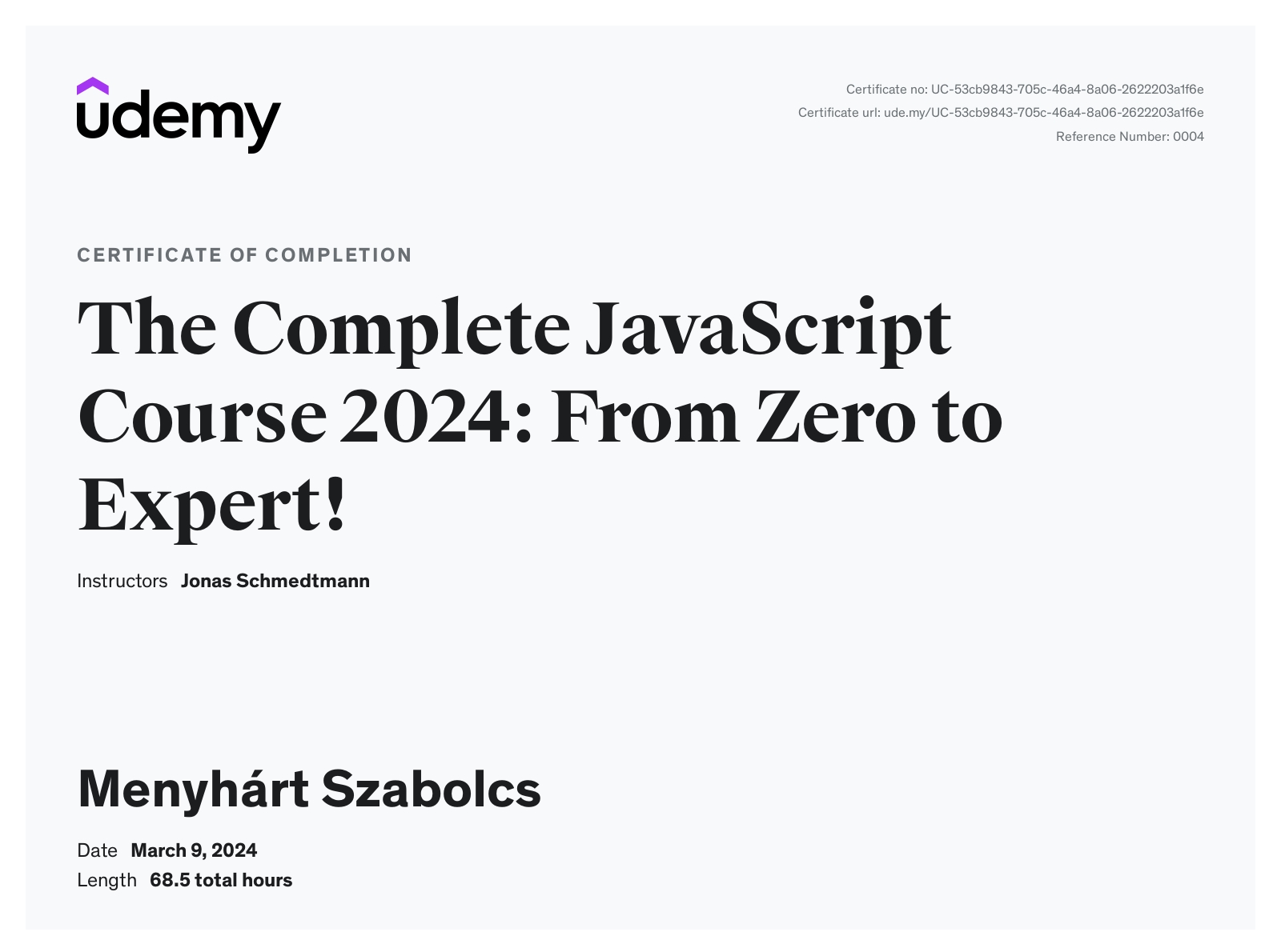 certificat-javascript